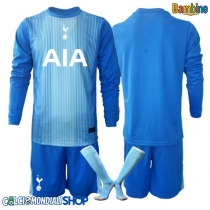 Maglie da calcio Tottenham Hotspur Portiere Seconda Maglia Bambino 2025-26 Manica Lunga + Pantaloni corti)